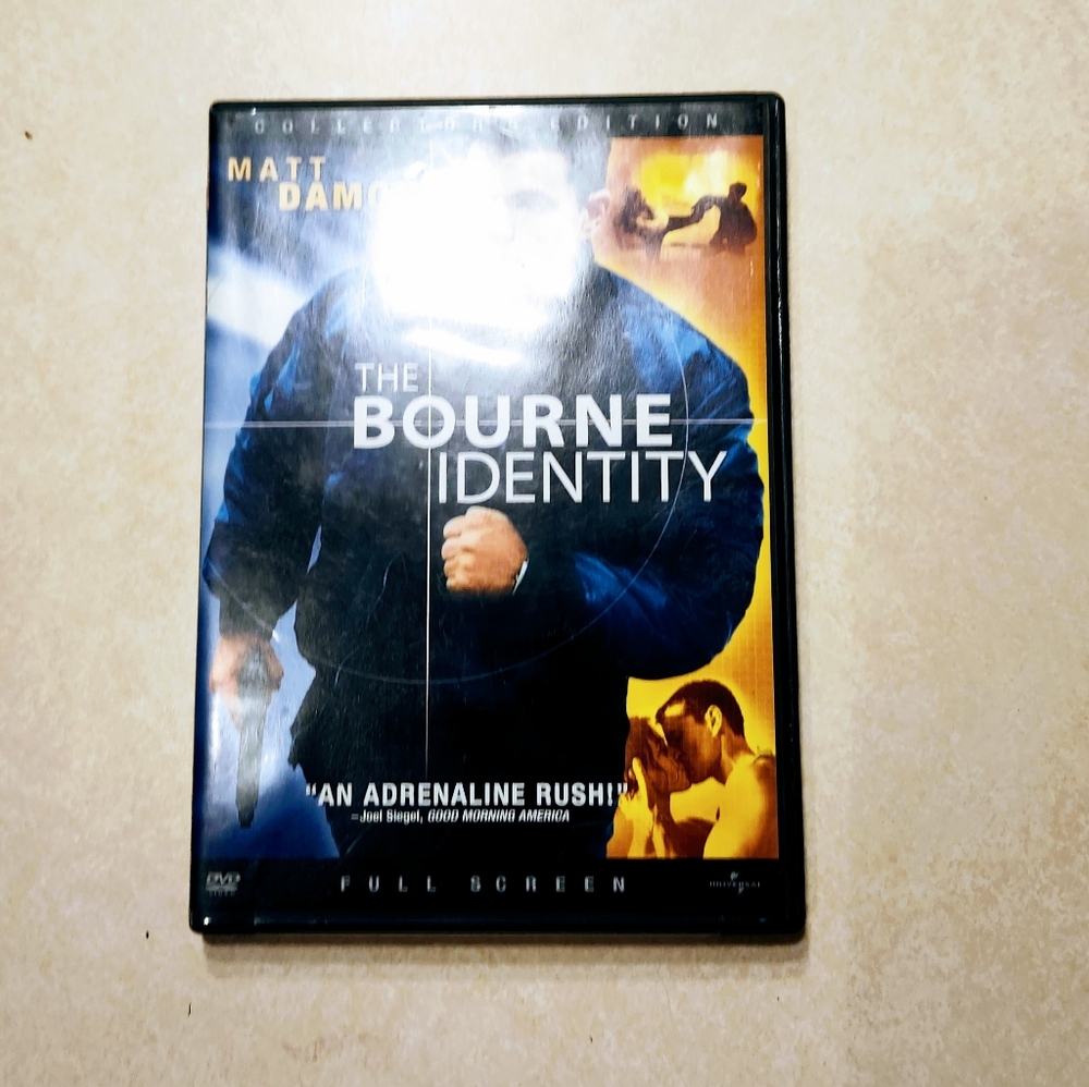 5/5.00 The Bourne Identity DVD